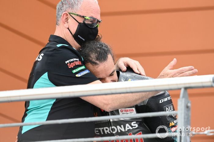 Podio: Franco Morbidelli, Petronas Yamaha SRT