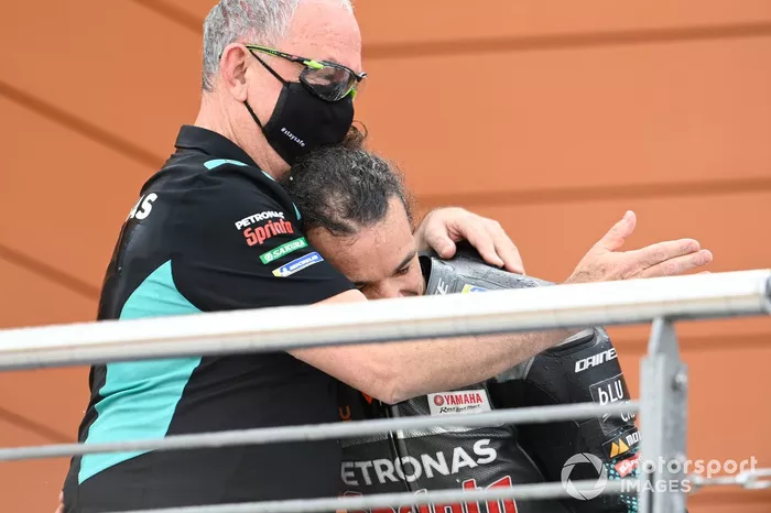 Podio: Franco Morbidelli, Petronas Yamaha SRT