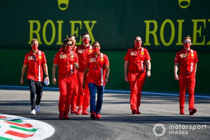 Sebastian Vettel, Ferrari, recorre la pista