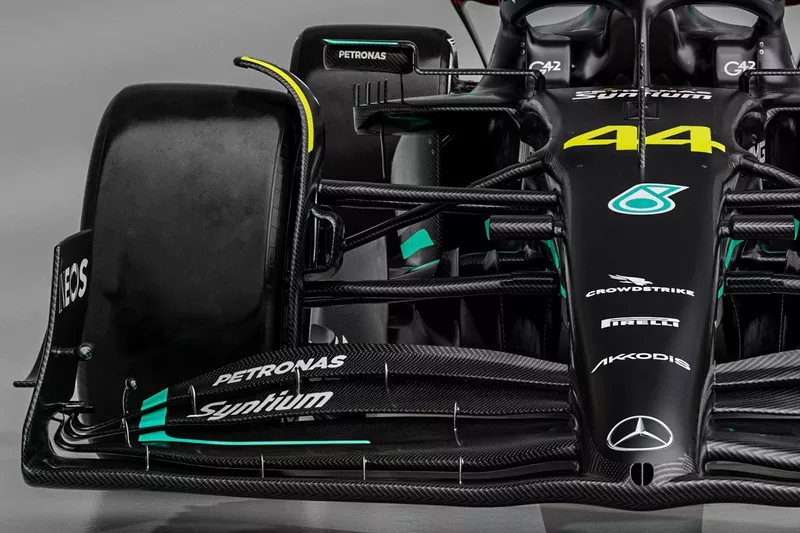 Mercedes W14, dettaglio tecnico