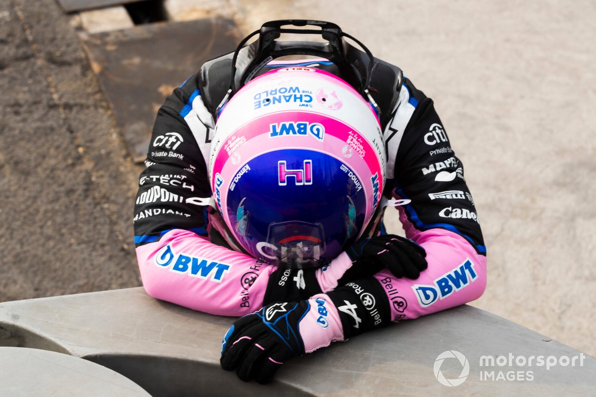 An exasperated Fernando Alonso, Alpine F1 Team, after retiring from the race