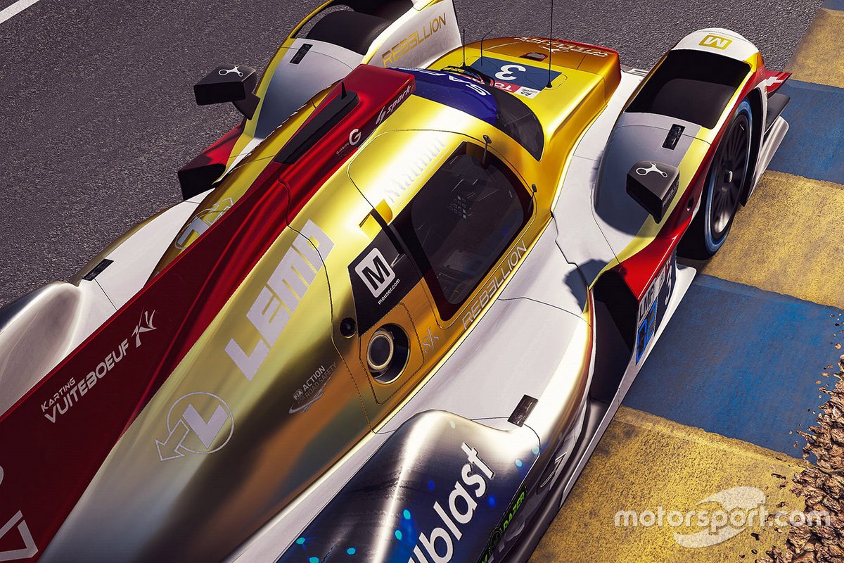 #3 Rebellion Williams Esport Oreca 07 LMP2: Yifei Ye, Arthur Rougier, Isaac Price, Jack Keithley