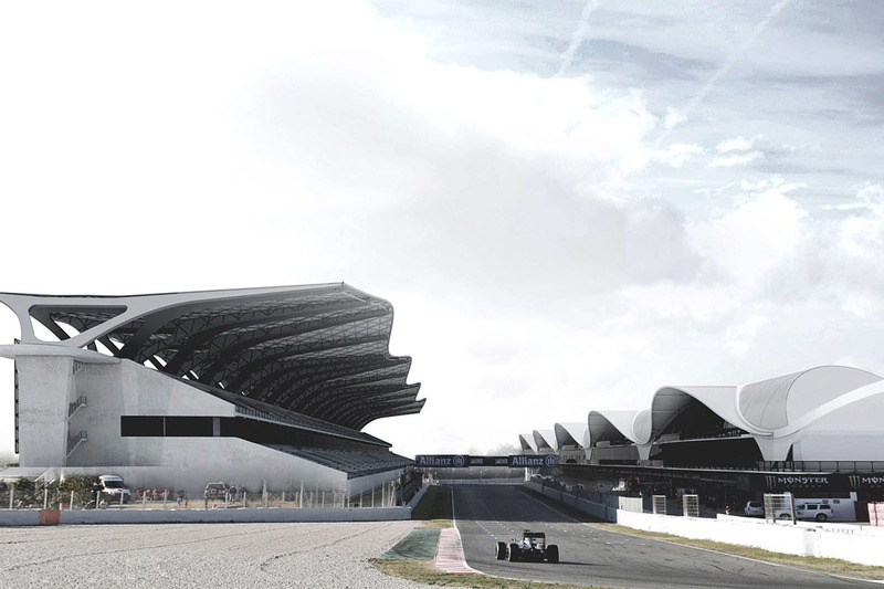Sfeerimpressie van het circuit in Lviv, Oekraïne