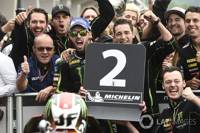 Second place Jonas Folger, Monster Yamaha Tech 3