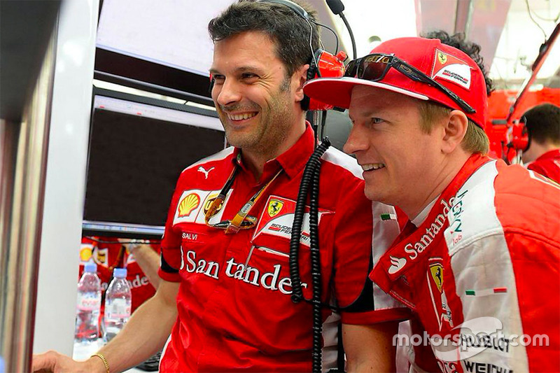 Giuliano Salvi and Kimi Raikkonen, Ferrari