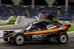 David Coulthard of Team Great Britain driving the ROC Car