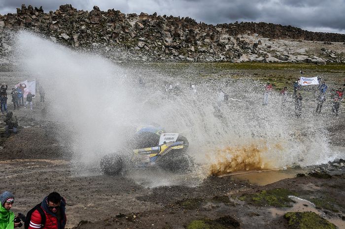 Reinaldo Varela e Gustavo Gugelmin no Dakar 2018