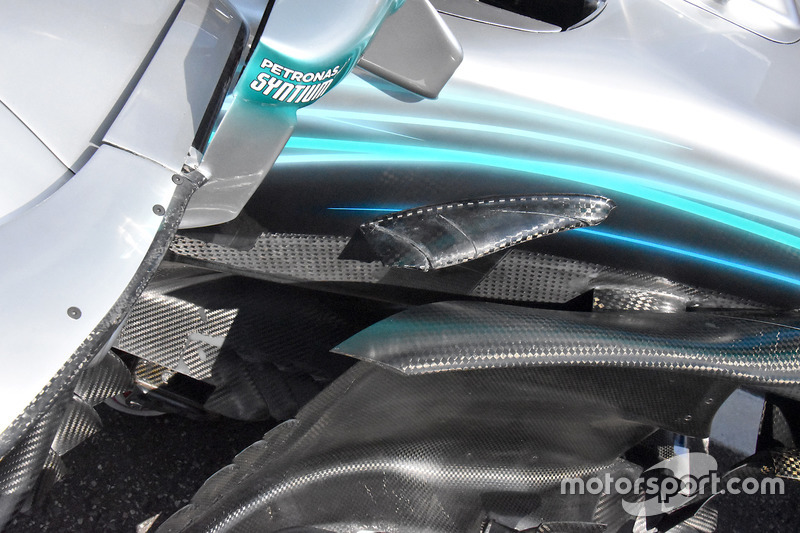 Mercedes AMG F1 W09 detalle