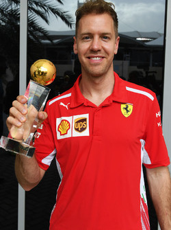 Sebastian Vettel, Ferrari élu pilote de l'année 2017 par les lecteurs de Motorsport-Total.com