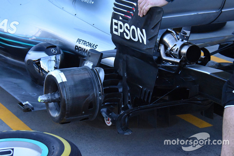 La suspension arrière de la McLaren MCL33