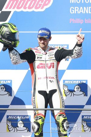 Podio: Ganador Cal Crutchlow, Team LCR Honda