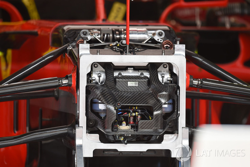 Détails du châssis de la Ferrari SF71H