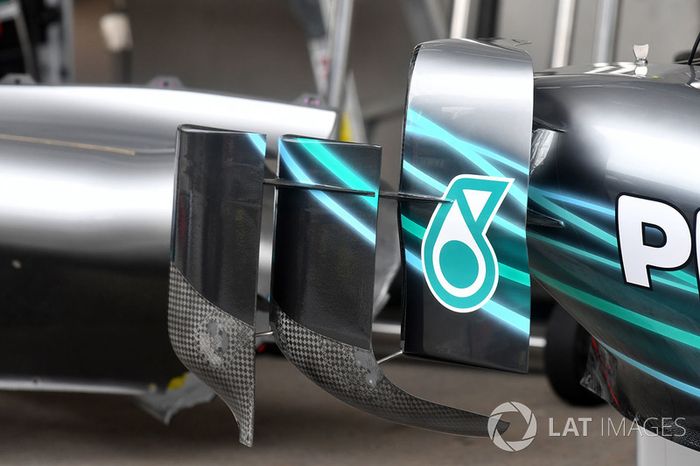Bargeboards del Mercedes-AMG F1 W09
