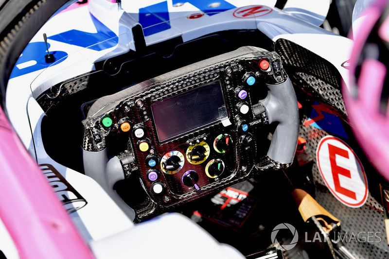 Force India VJM11 steering wheel