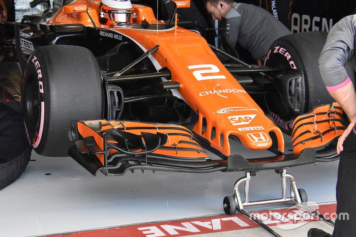 McLaren MCL32 nariz y el ala delantera