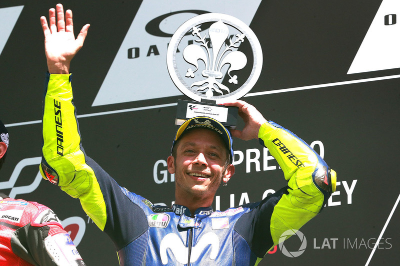 Подіум: третє місце Валентино Россі, Yamaha Factory Racing
