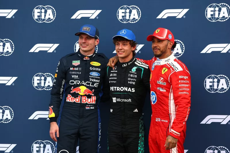 Lewis Hamilton, Ferrari, Max Verstappen, Red Bull Racing, Andrea Kimi Antonelli, Mercedes