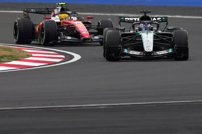 Lewis Hamilton, Ferrari, George Russell, Mercedes