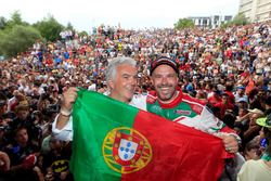 Tiago Monteiro, Honda Racing Team JAS, Honda Civic WTCC, et Rui Santos