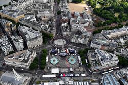 An aerial view of F1 Live London