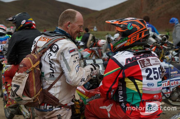 #267 Barren Racer: Kees Koolen, #256 Honda: Walter Nosiglia