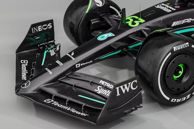 Mercedes W14 detail