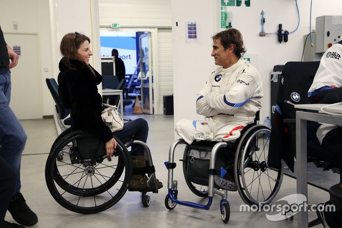 Nathalie McGloin, FIA Disabilty and Accessibility Commission, Alex Zanardi, BMW M8 GTE