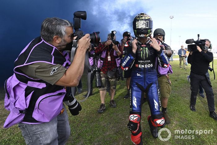 El campeón del mundo Fabio Quartararo, Yamaha Factory Racing