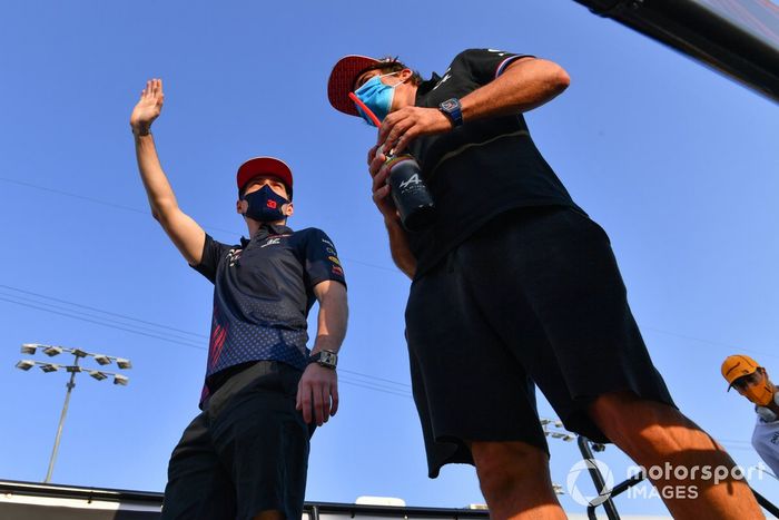 Max Verstappen, Red Bull Racing con Fernando Alonso, Alpine