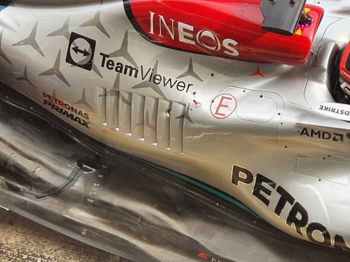 Mercedes W13 detail