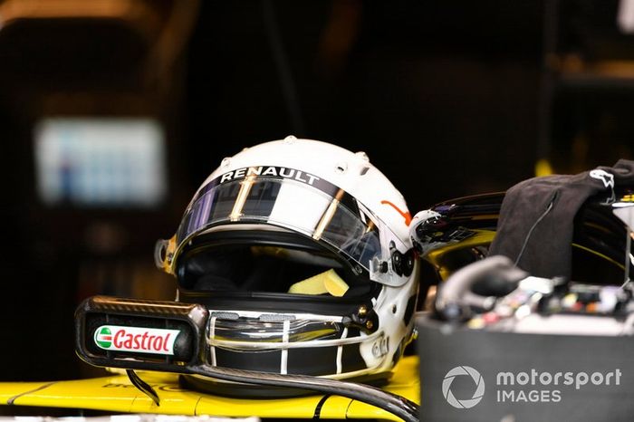 Casco de Daniel Ricciardo, Renault F1 Team