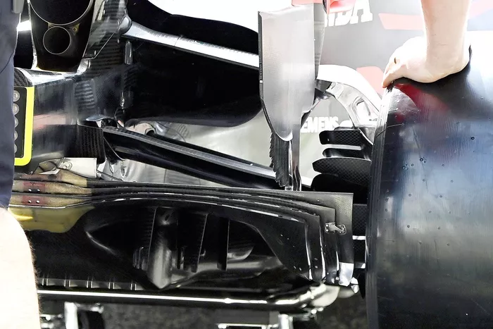 Detalle trasero del Red Bull Racing RB16B