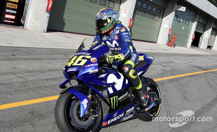El nuevo carenado estrenado por Yamaha en el test de Brno del lunes