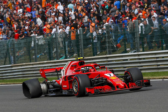 Kimi Raikkonen, Ferrari SF71H so zadnou punkciou na kole jeden