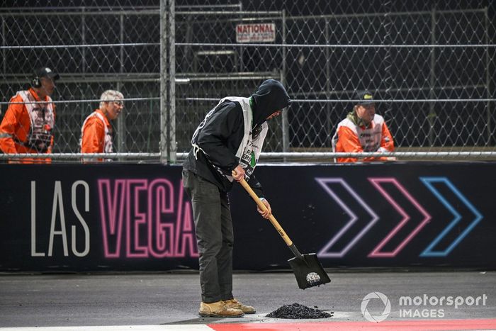 Reparaciones en curso de las arquetas del circuito