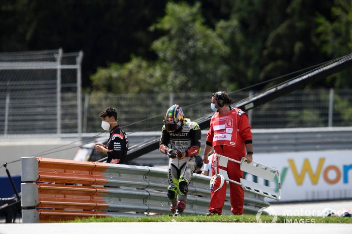 Accidente de Johann Zarco, Avintia Racing