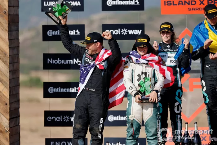 Segundo lugar Sara Price, Kyle Leduc, Chip Ganassi Racing