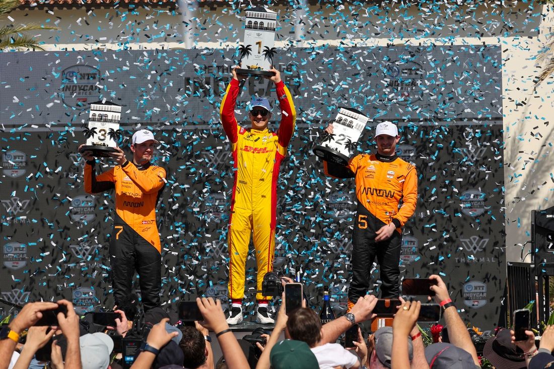 Christian Lundgaard, Arrow McLaren, Alex Palou, Chip Ganassi Racing, Patricio O'ward, Arrow McLaren