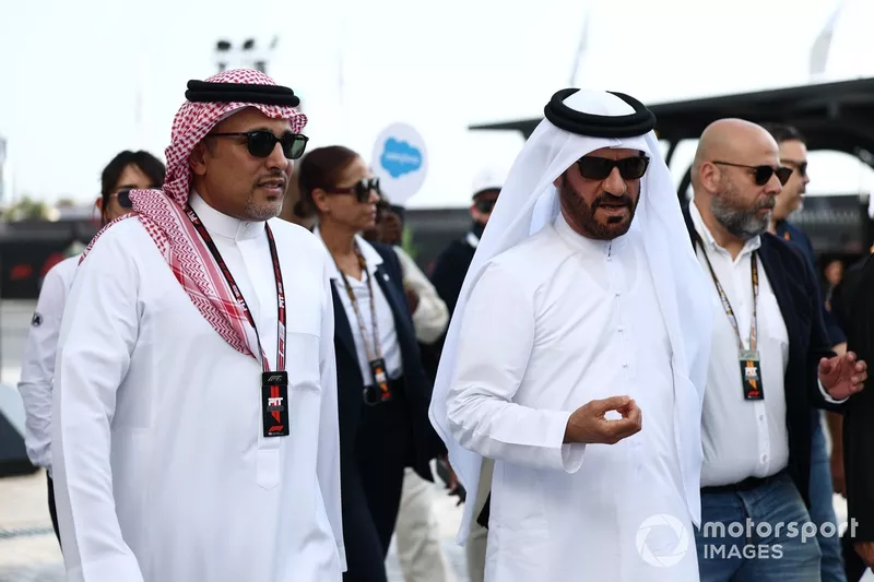 Prince Khalid Bin Sultan Al Abdullah Al-Faisal, Président de la SAMF avec Mohammed ben Sulayem, Président de la FIA