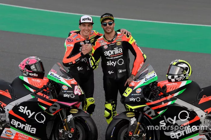 Aleix Espargaró, Andrea Iannone, Aprilia Racing Team Gresini
