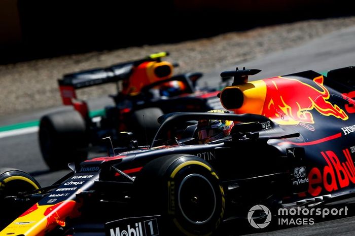 Max Verstappen, Red Bull Racing RB15, Pierre Gasly, Red Bull Racing RB15