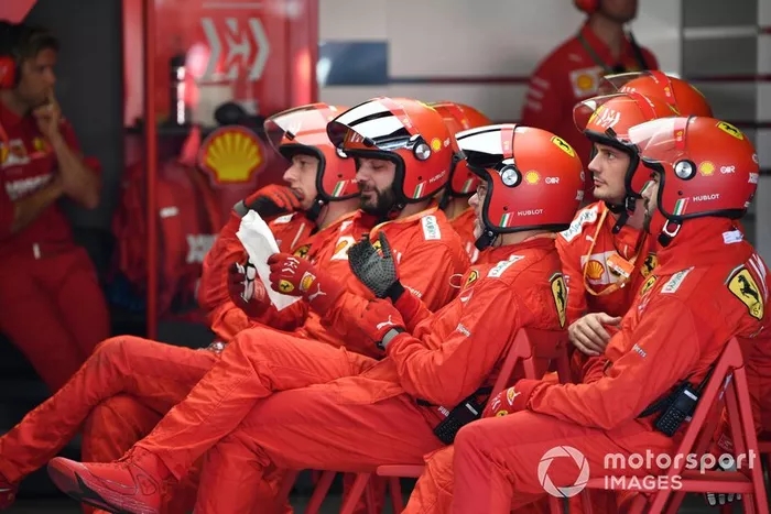 Mecánicos de Ferrari
