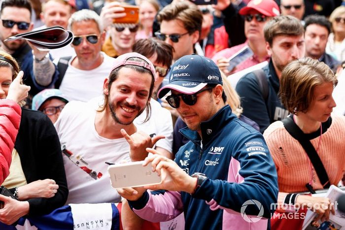 Sergio Perez, Racing Point con fans