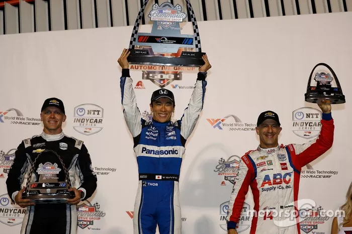 O último pódio, até agora, foi em Gateway, no ano passado, com um terceiro lugar, na vitória de Takuma Sato.