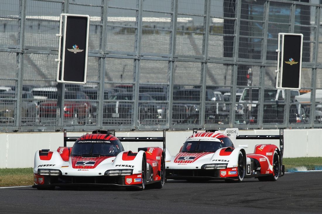 #7 Team Penske Motorsport Porsche 963: Dane Cameron, Felipe Nasr, #6 Team Penske Motorsport Porsche 963: Nick Tandy, Mathieu Jaminet