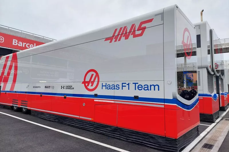 Haas F1 Team motorhome