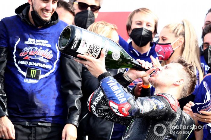 El campeón del mundo Fabio Quartararo, Yamaha Factory Racing