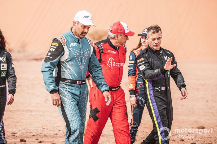 Nasser Al-Attiyah, Abt Cupra XE Carlos Sainz, Acciona | Sainz XE Team Sebastien Loeb, Team X44 