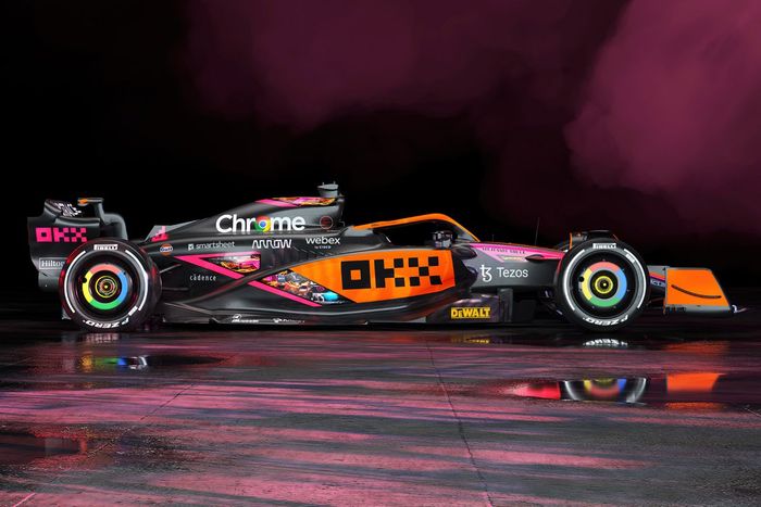 Decoración Especial McLaren MCL36 para Singapur