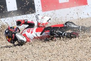 Johann Zarco, caída del equipo LCR Honda